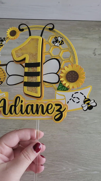 Honey Bee Cake Topper