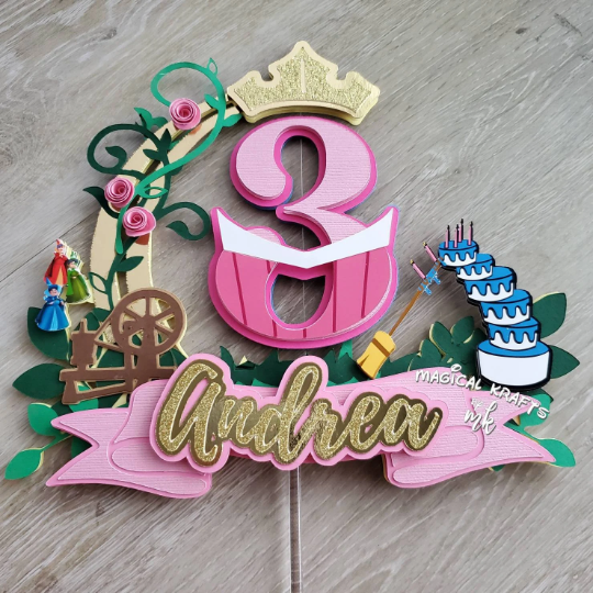 Rapunzel Cake Topper – Magicalkraftsbymk