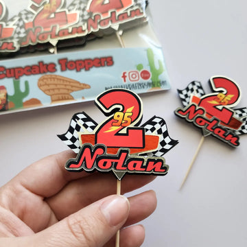 Route 66 Cupcake Toppers