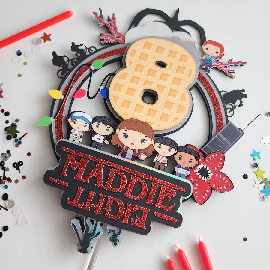 Stranger Things Cake Topper Magicalkraftsbymk
