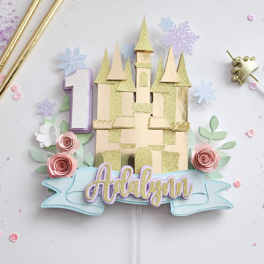 Snow Castle Cake Topper