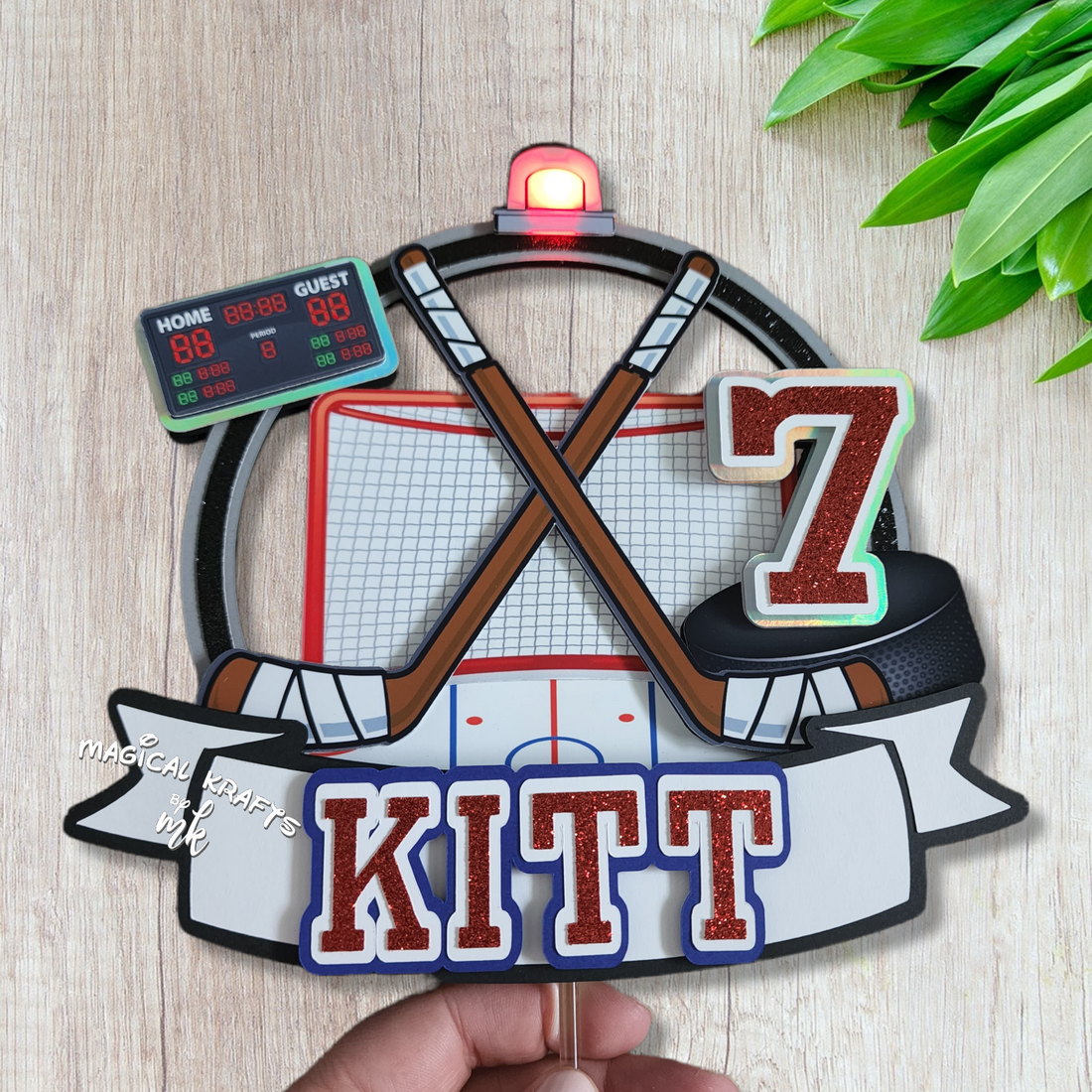Hockey Cake Topper
