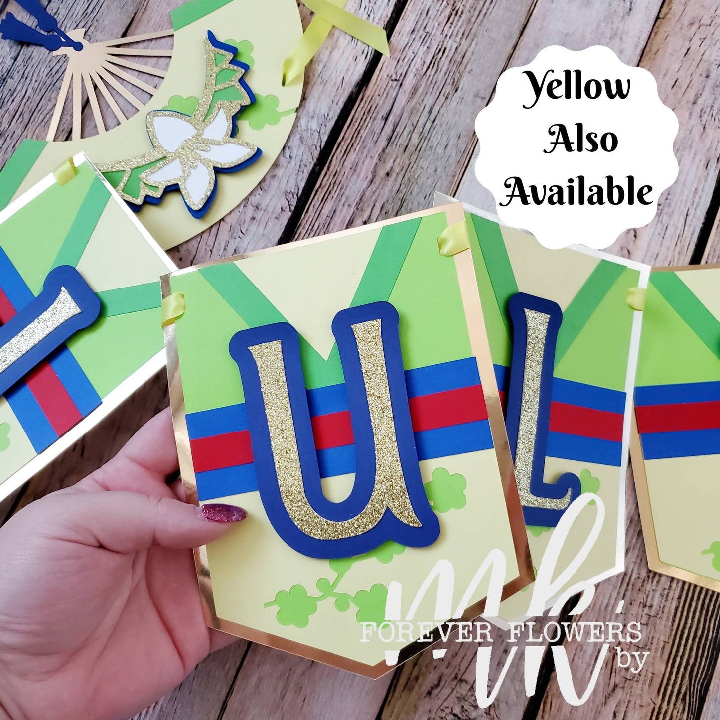 Mulan Birthday Banner