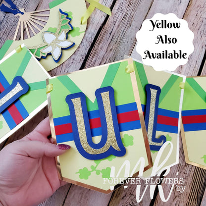 Mulan Birthday Banner
