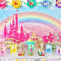 Rainbow Princess Banner: 3D (Customize)