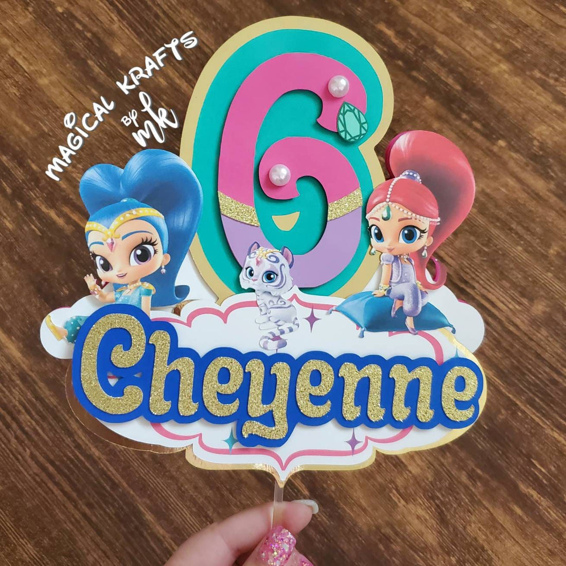 Shimmer and Shine Cake Topper