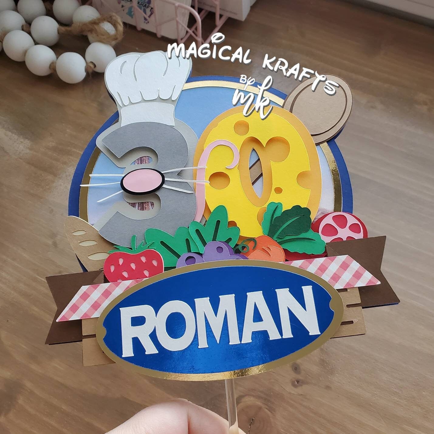 Ratatouille Cake Topper