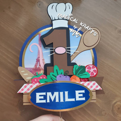 Ratatouille Cake Topper