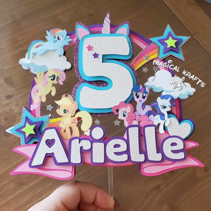 Little Pony Cake Topper