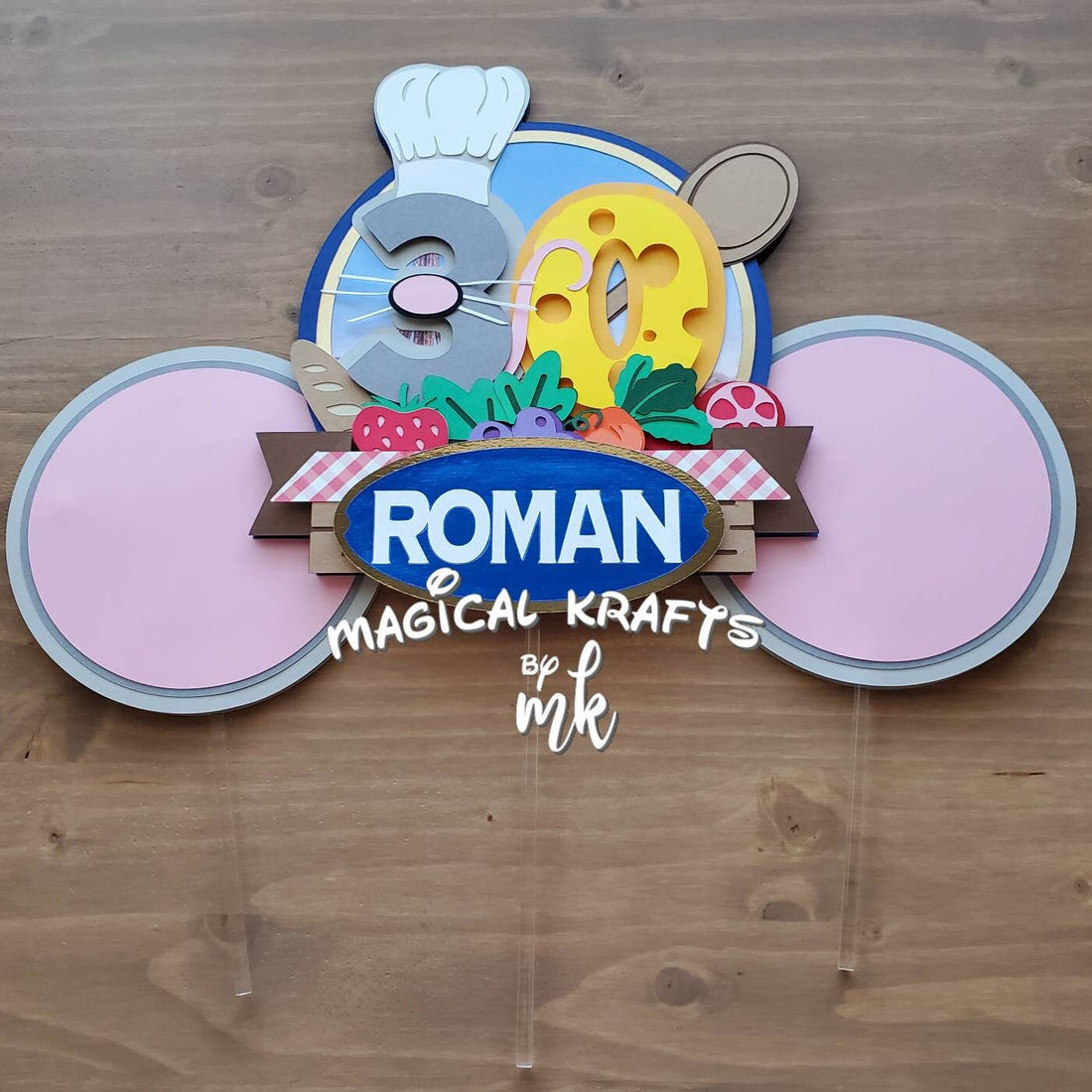 Ratatouille Cake Topper