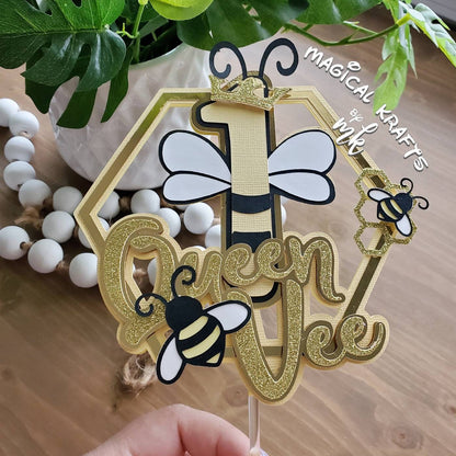 Queen Bee Cake Topper