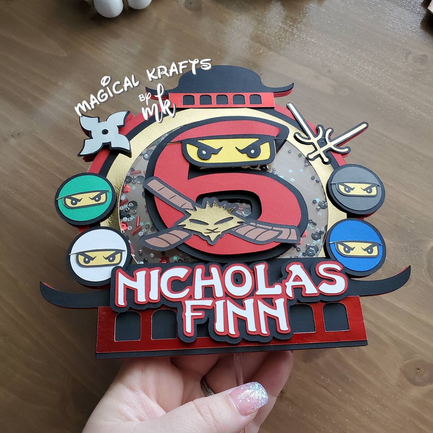 Ninja Cake Topper