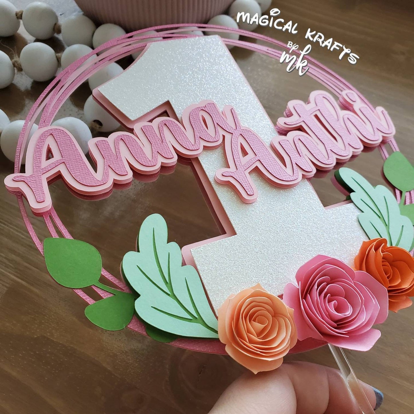 Floral Cake Topper