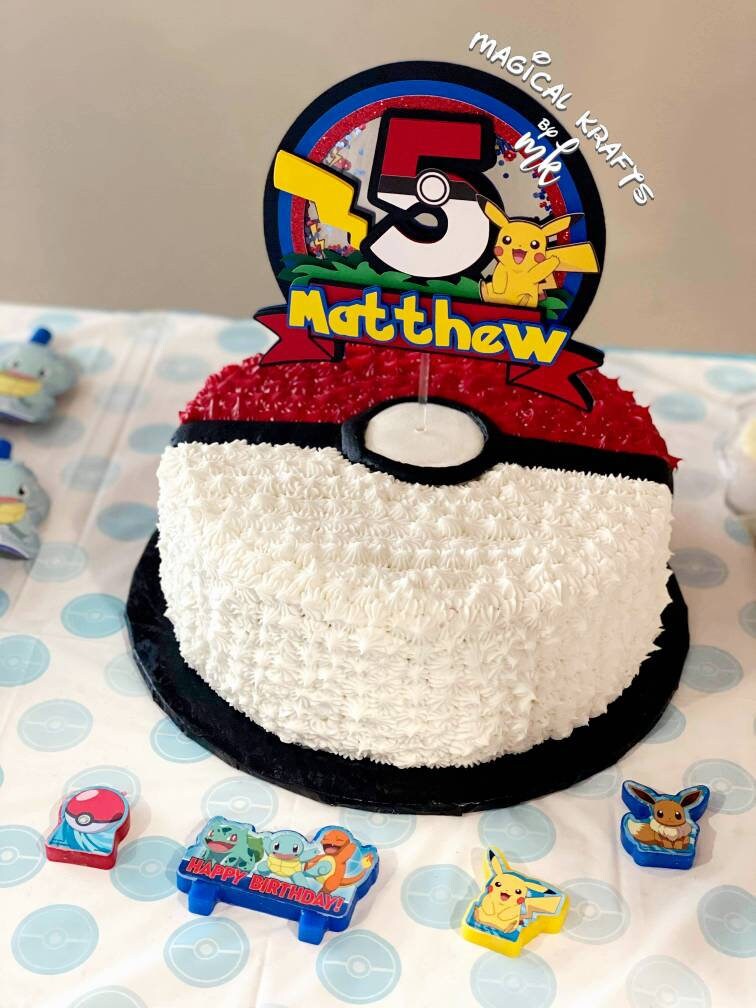 Poke Cake Topper