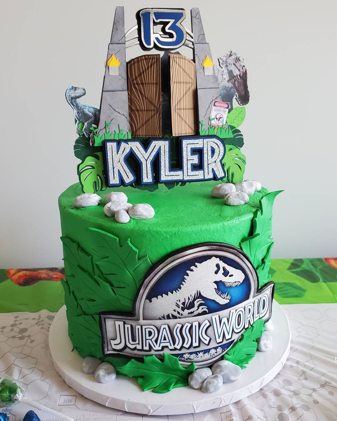 Jurassic World Cake Topper