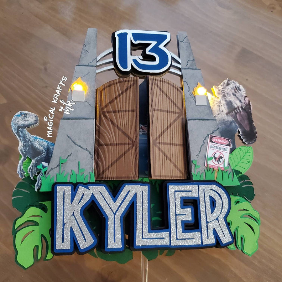 Jurassic World Cake Topper