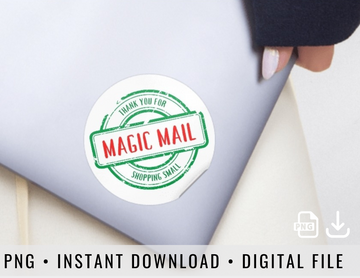 Magic Mail Stamp Sticker (PNG)